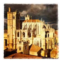 Polaroid-Narbonne-Cathedrale-POL009